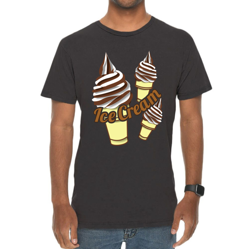 Ice Cream Cone Vintage T-Shirt by ririnai | Artistshot