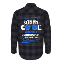 Alopecia Awareness Super Cool Survivor  In This Family No One Fights A Flannel Shirt | Artistshot