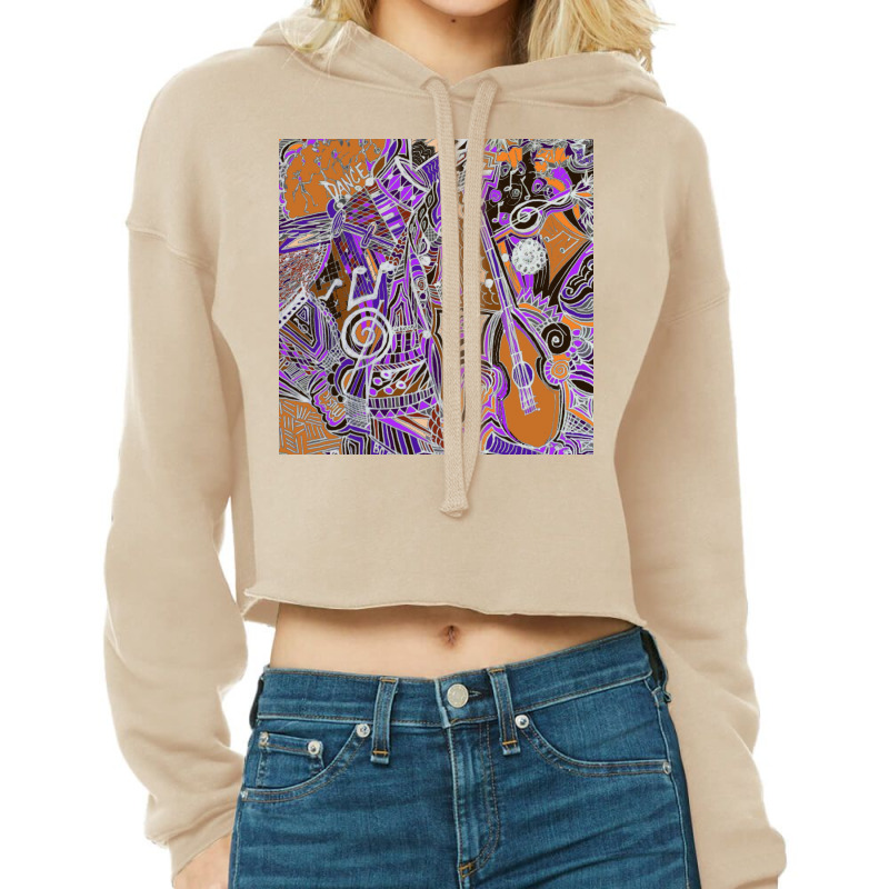 Itamp39s A Wonderful Musical Day Poster Cropped Hoodie by mfamseiar0 | Artistshot