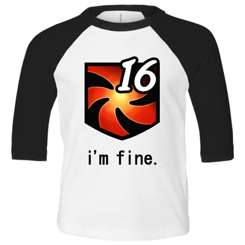 Im Fine Toddler 3/4 Sleeve Tee | Artistshot