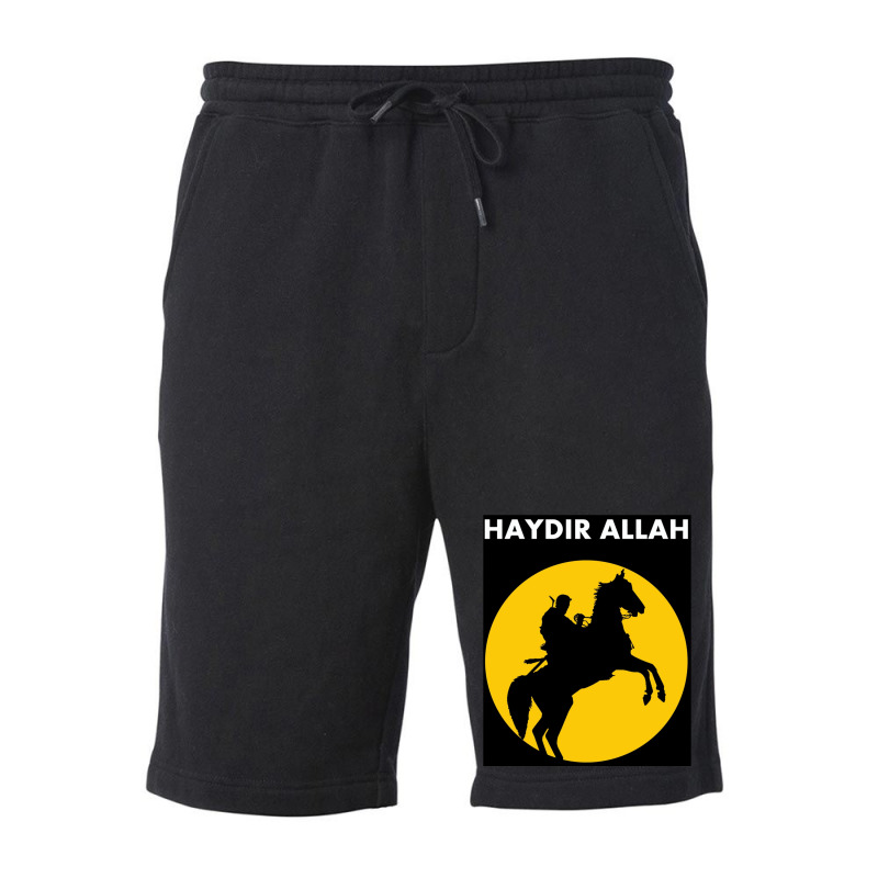 Ertugrul Bey Knight Haydir Allah Iyi Ottoman Empire Fleece Short | Artistshot