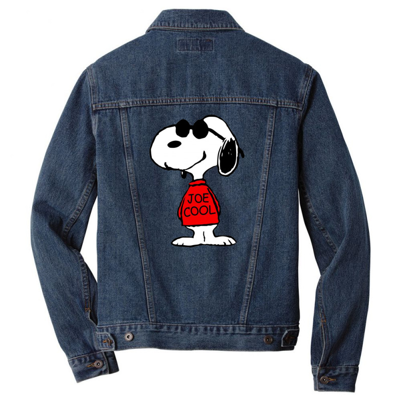 Snoopy Joe Cool Glasses Men Denim Jacket | Artistshot