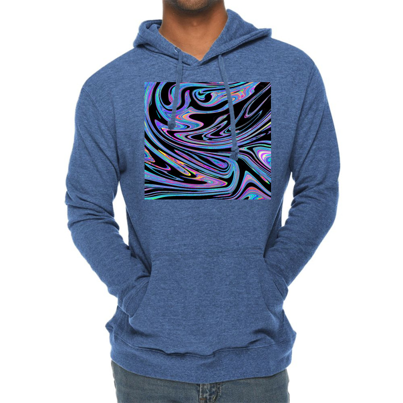 Swirls Black Holo Leggings Lightweight Hoodie | Artistshot