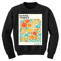 Flower Market Paris Youth Sweatshirt | Artistshot