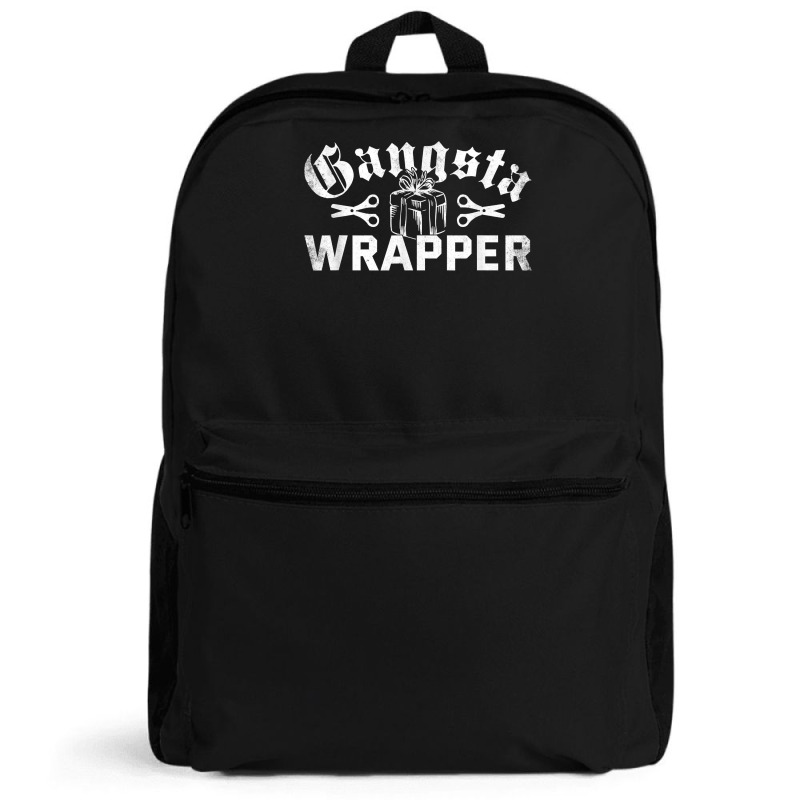 Gangsta Wrapper Funny Xmas Pun Christmas Holiday T Shirt Backpack | Artistshot