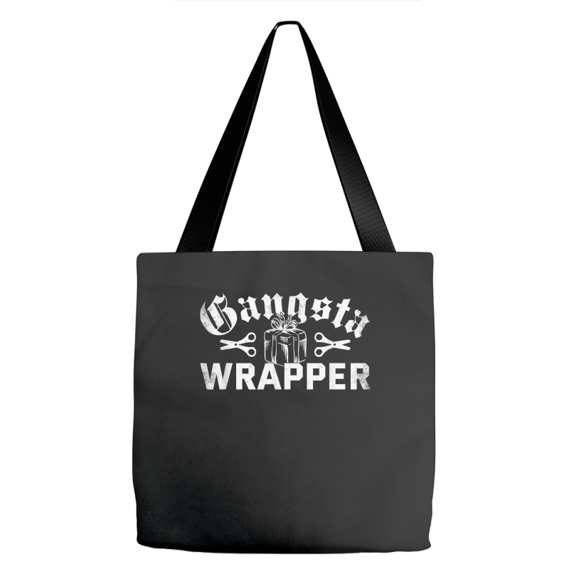 Gangsta Wrapper Funny Xmas Pun Christmas Holiday T Shirt Tote Bags | Artistshot