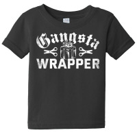 Gangsta Wrapper Funny Xmas Pun Christmas Holiday T Shirt Baby Tee | Artistshot