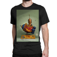 To Boldly Go Robot Vintage Classic T-shirt | Artistshot