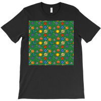 Planet Print  Space  Earth  Astronomy  Science  Green Aline Dress T-shirt | Artistshot