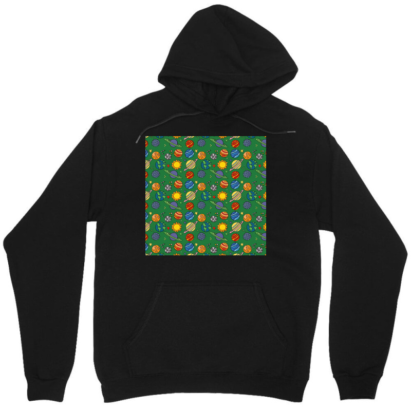 Planet Print  Space  Earth  Astronomy  Science  Green Aline Dress Unisex Hoodie | Artistshot