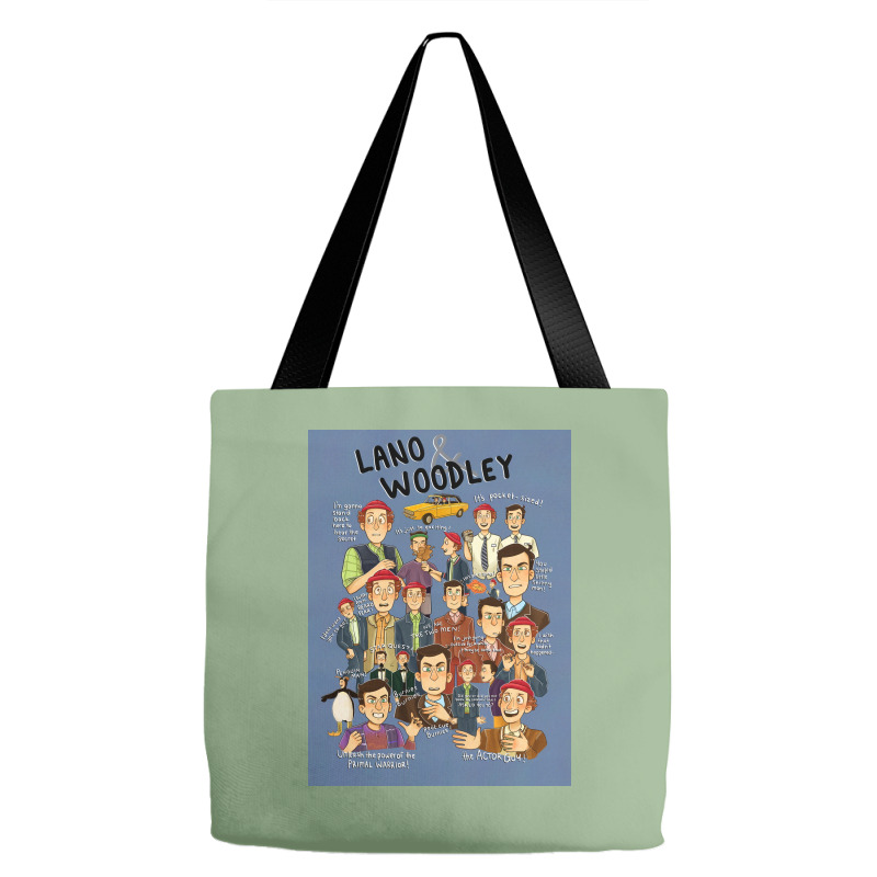 Lano And Woodley Compilation Blue Background Poster 70s Tote Bags | Artistshot