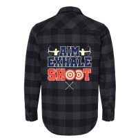 Archer Aim Exhale Shoot Bow And Arrow Archery Flannel Shirt | Artistshot