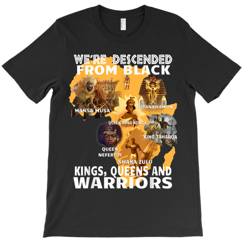 Black Royalty Black King S And Warriors Juneteenth _001 T-shirt | Artistshot