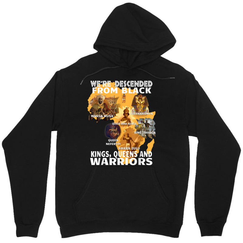 Black Royalty Black King S And Warriors Juneteenth _001 Unisex Hoodie | Artistshot