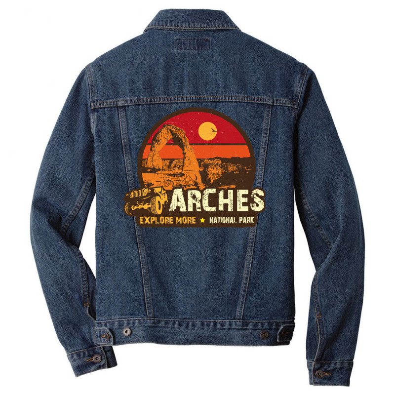 Arches National Gift Men Denim Jacket | Artistshot