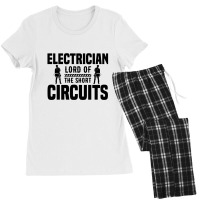 Funny Electrician Lord Of The Short Circuits Women's Pajamas Set | Artistshot