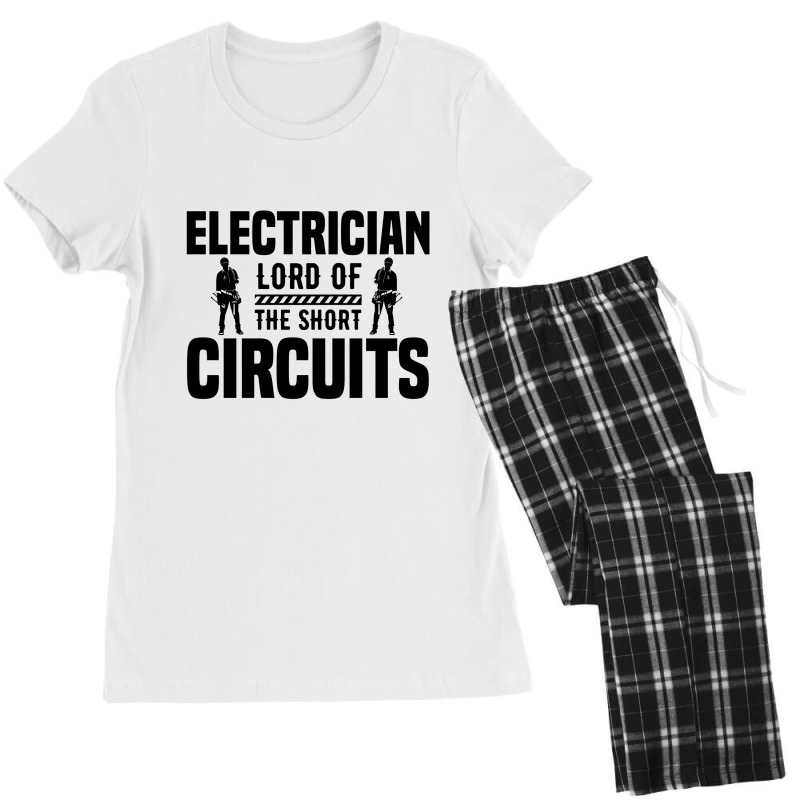 Funny Electrician Lord Of The Short Circuits Women's Pajamas Set by Olodzn | Artistshot