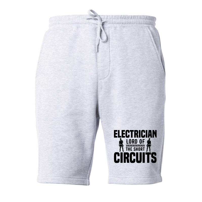 Funny Electrician Lord Of The Short Circuits Fleece Short | Artistshot