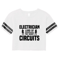 Funny Electrician Lord Of The Short Circuits Scorecard Crop Tee | Artistshot