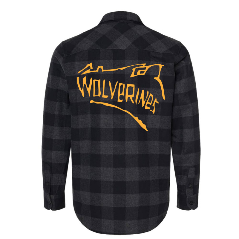 Wolverines Girl Travel Humor Flannel Shirt | Artistshot