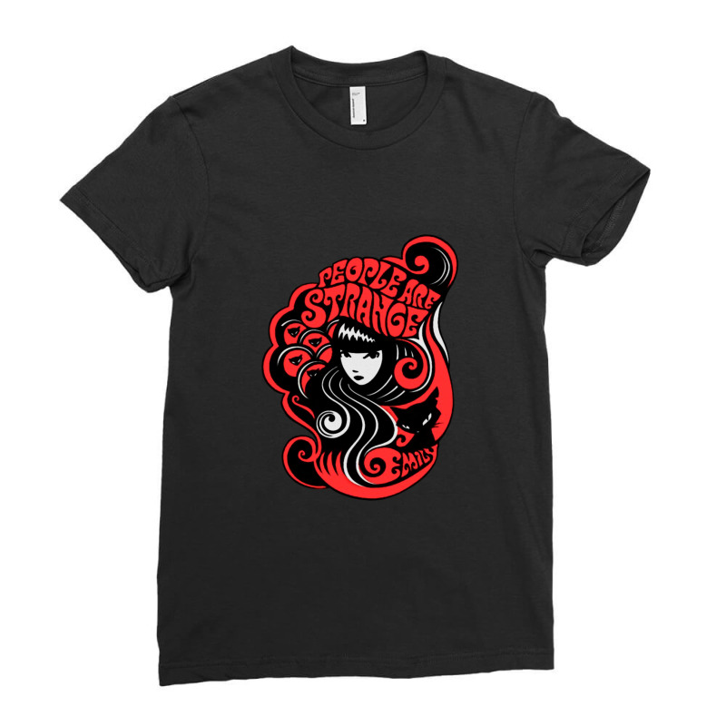 People Are Strange Ladies Fitted T-Shirt by TracyLSontrop | Artistshot