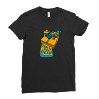 Film Is Not Dead - Instant Camera - Yellow & Blue Ladies Fitted T-shirt | Artistshot