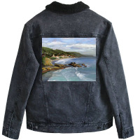 Laguna Beach Unisex Sherpa-lined Denim Jacket | Artistshot