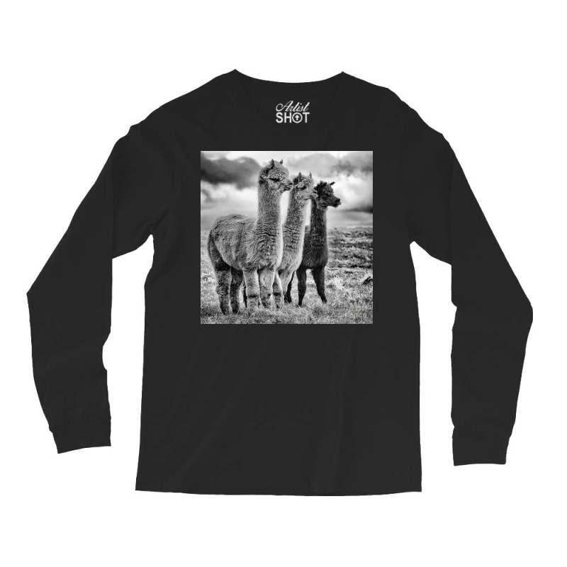 Lama Lineup Long Sleeve Shirts | Artistshot