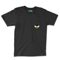 Trending Bee Illustration Pocket T-shirt | Artistshot