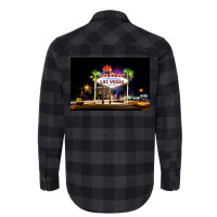 Las Vegas Sign Flannel Shirt | Artistshot