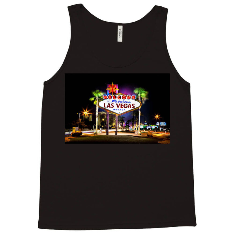 Las Vegas Sign Tank Top | Artistshot