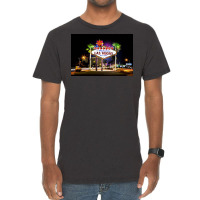 Las Vegas Sign Vintage T-shirt | Artistshot