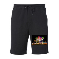 Las Vegas Sign Fleece Short | Artistshot