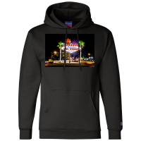 Las Vegas Sign Champion Hoodie | Artistshot