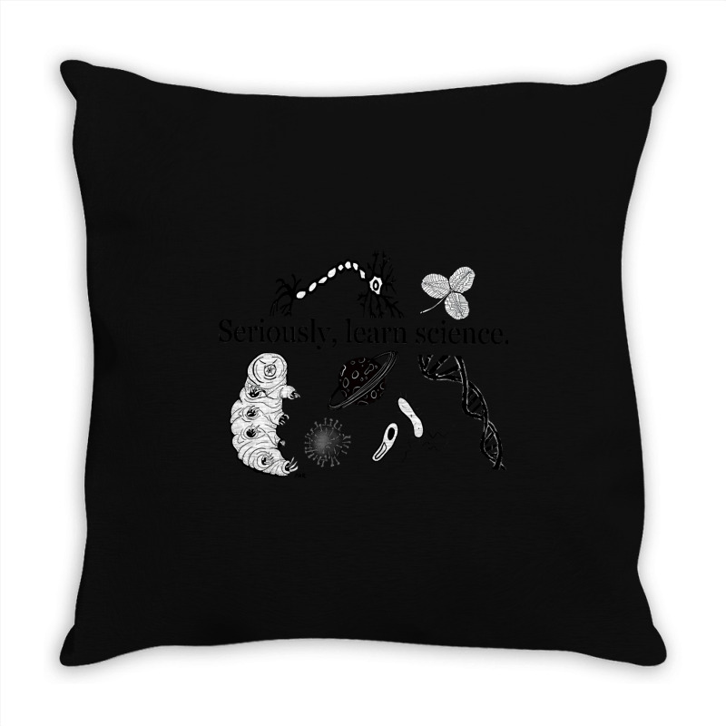 Trending Seriously, Learn Science. Throw Pillow | Artistshot