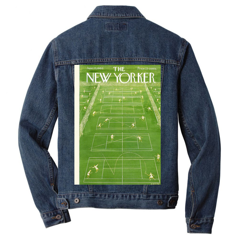 New Yorker Cover   June 25th, 1960 Men Denim Jacket | Artistshot