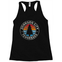 Johnson City Tennessee Tn Vintage Retro 70s Racerback Tank | Artistshot