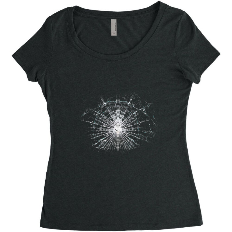 Cybertrucks Bulletproof Broken Glass Women's Triblend Scoop T-shirt | Artistshot