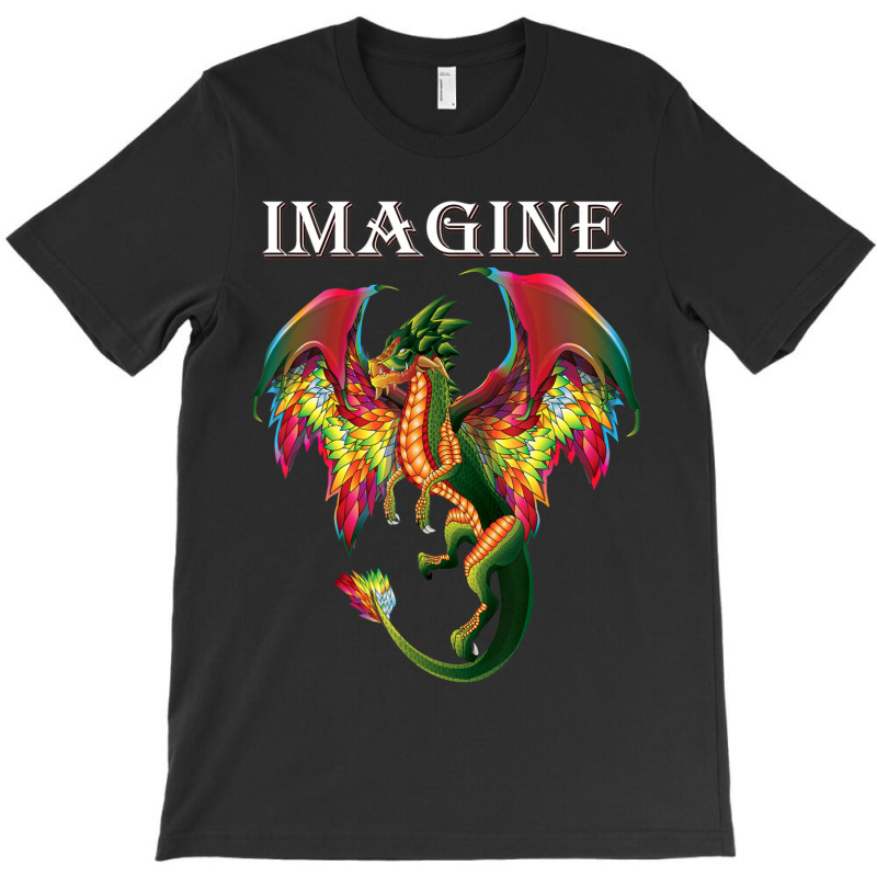 Trending Imagine Being A Dragon Breathing Fire Magical Wings Boys Men T-Shirt by behindcedar22 | Artistshot