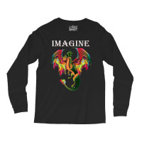 Trending Imagine Being A Dragon Breathing Fire Magical Wings Boys Men Long Sleeve Shirts | Artistshot