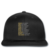 Limited Edition Black History S Dream Like Martin Printed Hat | Artistshot