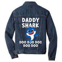 Mens Pinkfong Daddy Shark Official Men Denim Jacket | Artistshot