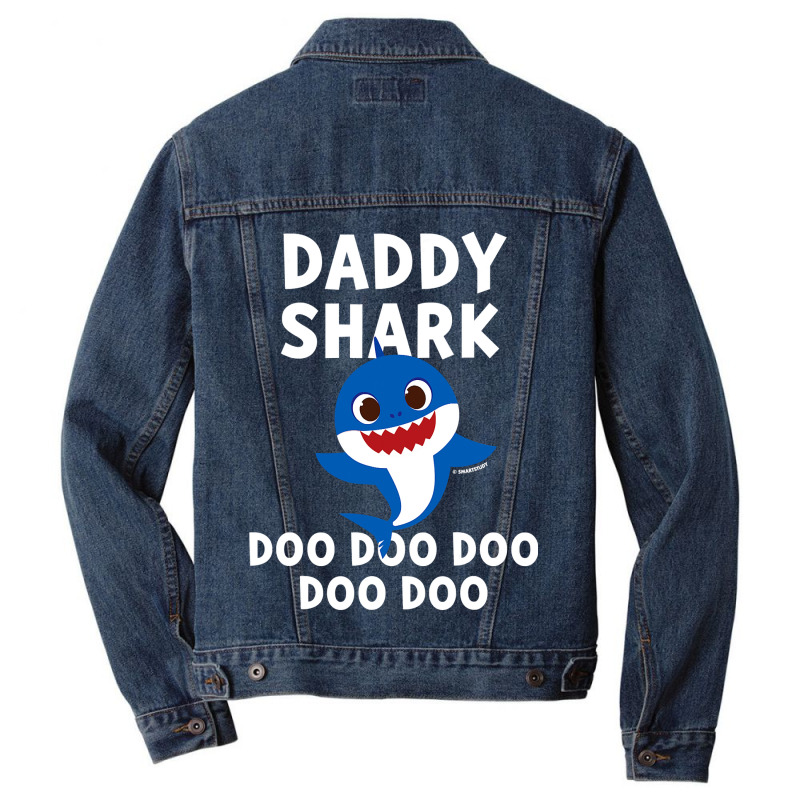 Mens Pinkfong Daddy Shark Official Men Denim Jacket by HayleyArtist | Artistshot