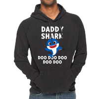 Mens Pinkfong Daddy Shark Official Vintage Hoodie | Artistshot