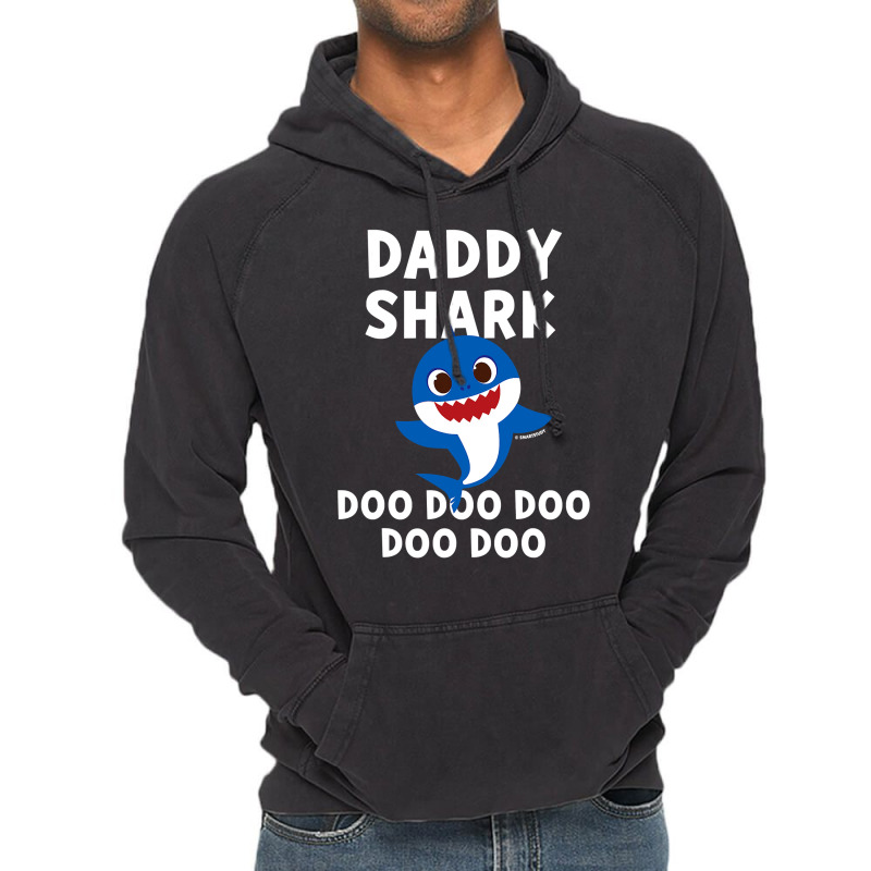 Mens Pinkfong Daddy Shark Official Vintage Hoodie by HayleyArtist | Artistshot