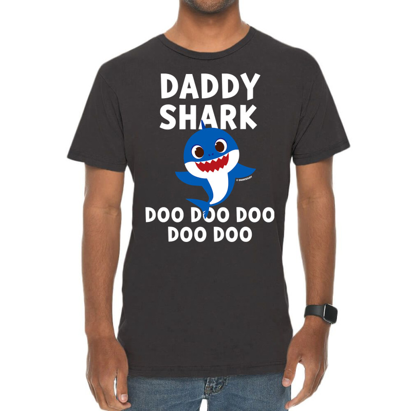 Mens Pinkfong Daddy Shark Official Vintage T-Shirt by HayleyArtist | Artistshot