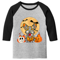 Cute Halloween Costume Welsh Corgi Mummy Dog Lover Design Youth 3/4 Sleeve | Artistshot