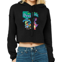 Dragon Tales Graphic Cropped Hoodie | Artistshot