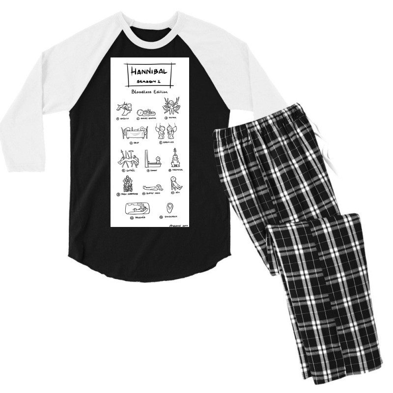 Season 1 Bloodless Edition Poster Men's 3/4 Sleeve Pajama Set by mfamseiar0 | Artistshot