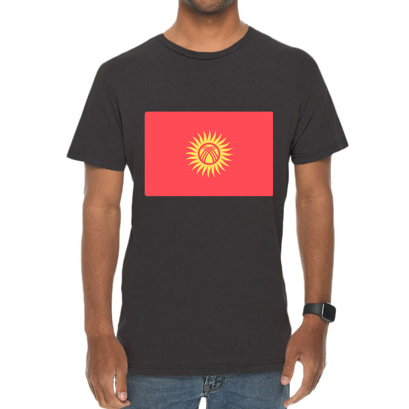 Awesome Kyrgyzstan Flag Vintage T-shirt | Artistshot